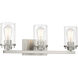 Jedrek 3 Light 24 inch Brushed Nickel Vanity Light Wall Light